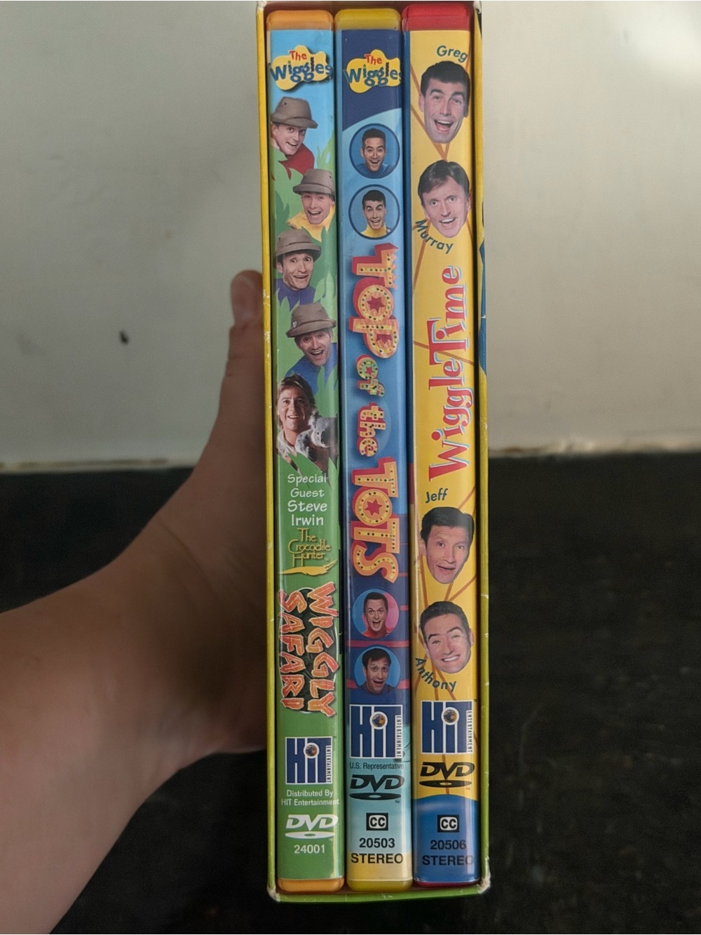The Wiggles :Top of the Tots, Wiggly Safari, Wiggle Time , 3 Pre-Owned DVD Set - Picture 4 of 5